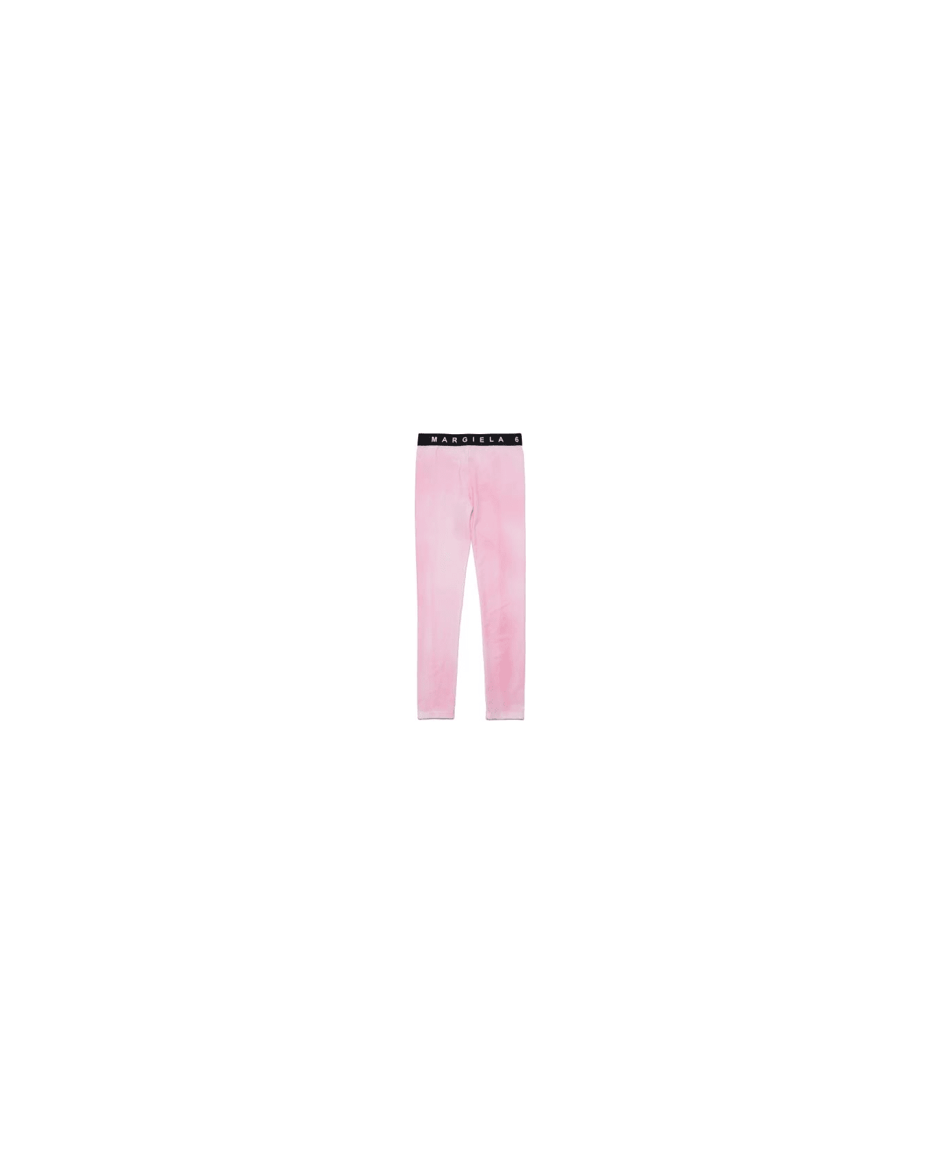 MM6 Maison Margiela Leggins Con Logo - Pink ボトムス