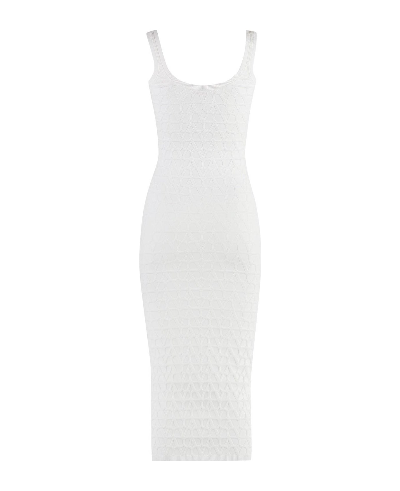 Valentino Toile Iconograph Jacquard Sleeveless Midi Dress ワンピース＆ドレス