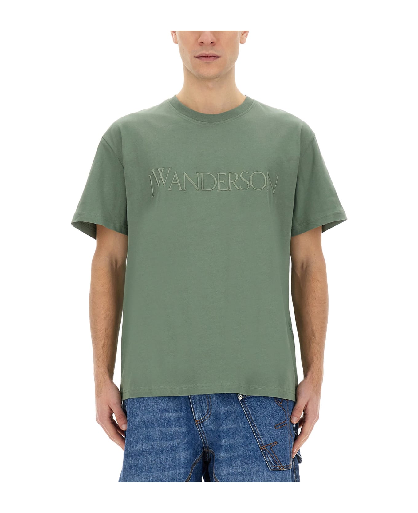 J.W. Anderson T-shirt With Logo - VERDE