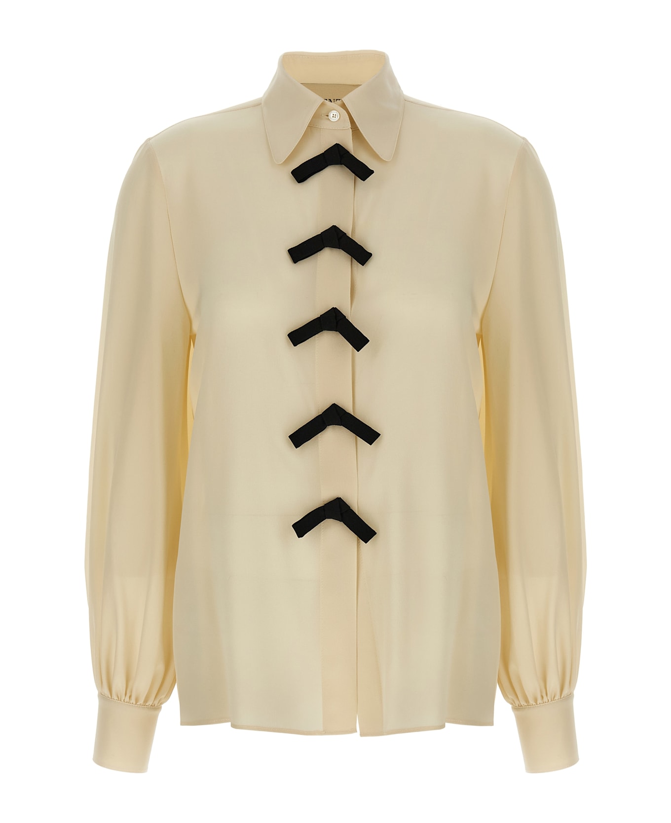 Valentino Garavani Bow Shirt - Beige