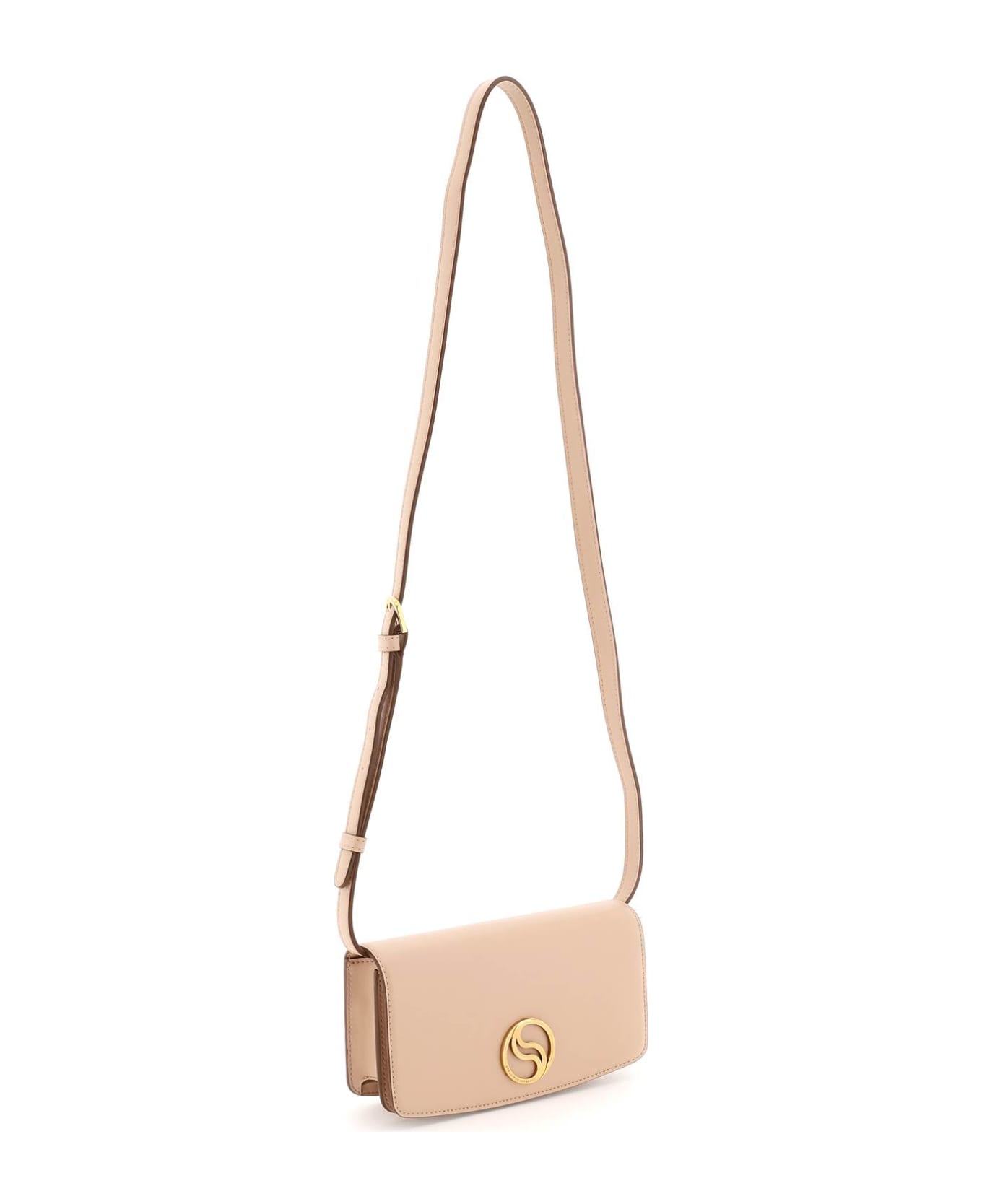 Stella McCartney S-wave Crossbody Bag - BLUSH (Beige)