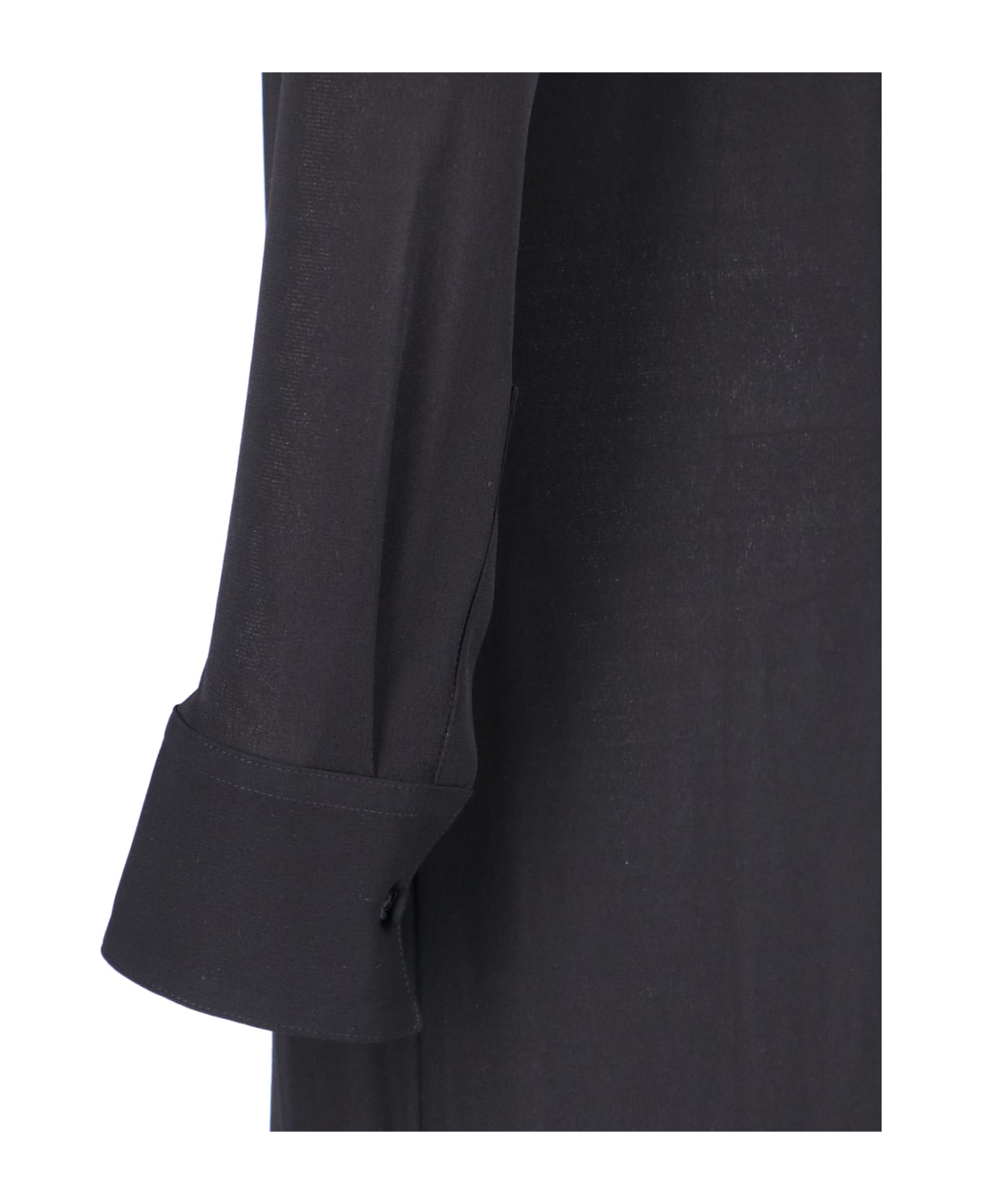 Jil Sander Maxi Chemisier Dress - Black  