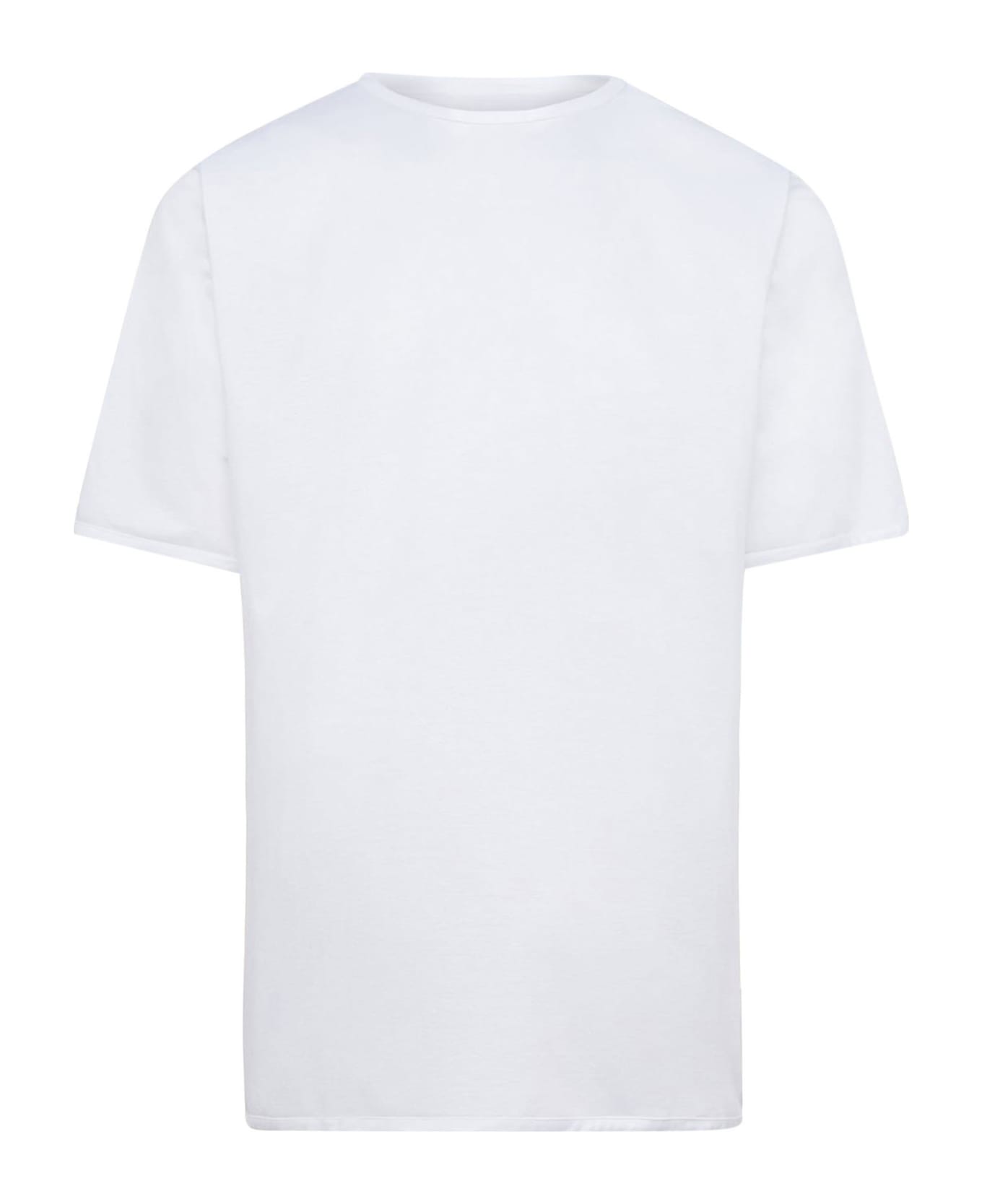Kiton T-shirt Cotton - WHITE