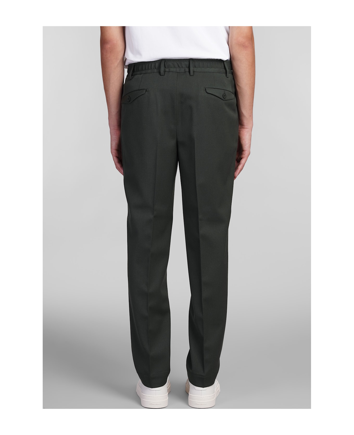 Santaniello Irno Viag Pants In Green Polyester - green