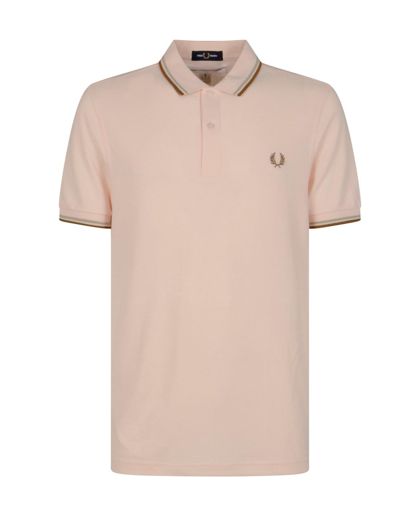 Comme des Garçons Shirt Embroidered Polo Shirt - NUDE