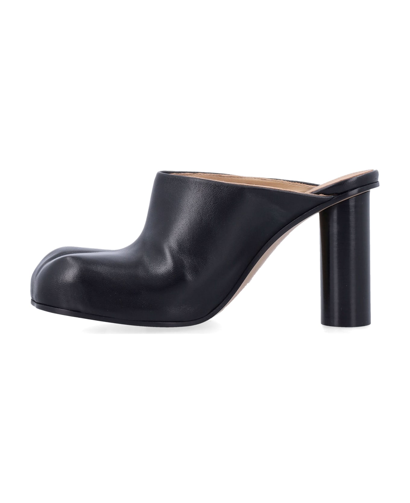 J.W. Anderson Paw Heel Leather Mule - BLACK