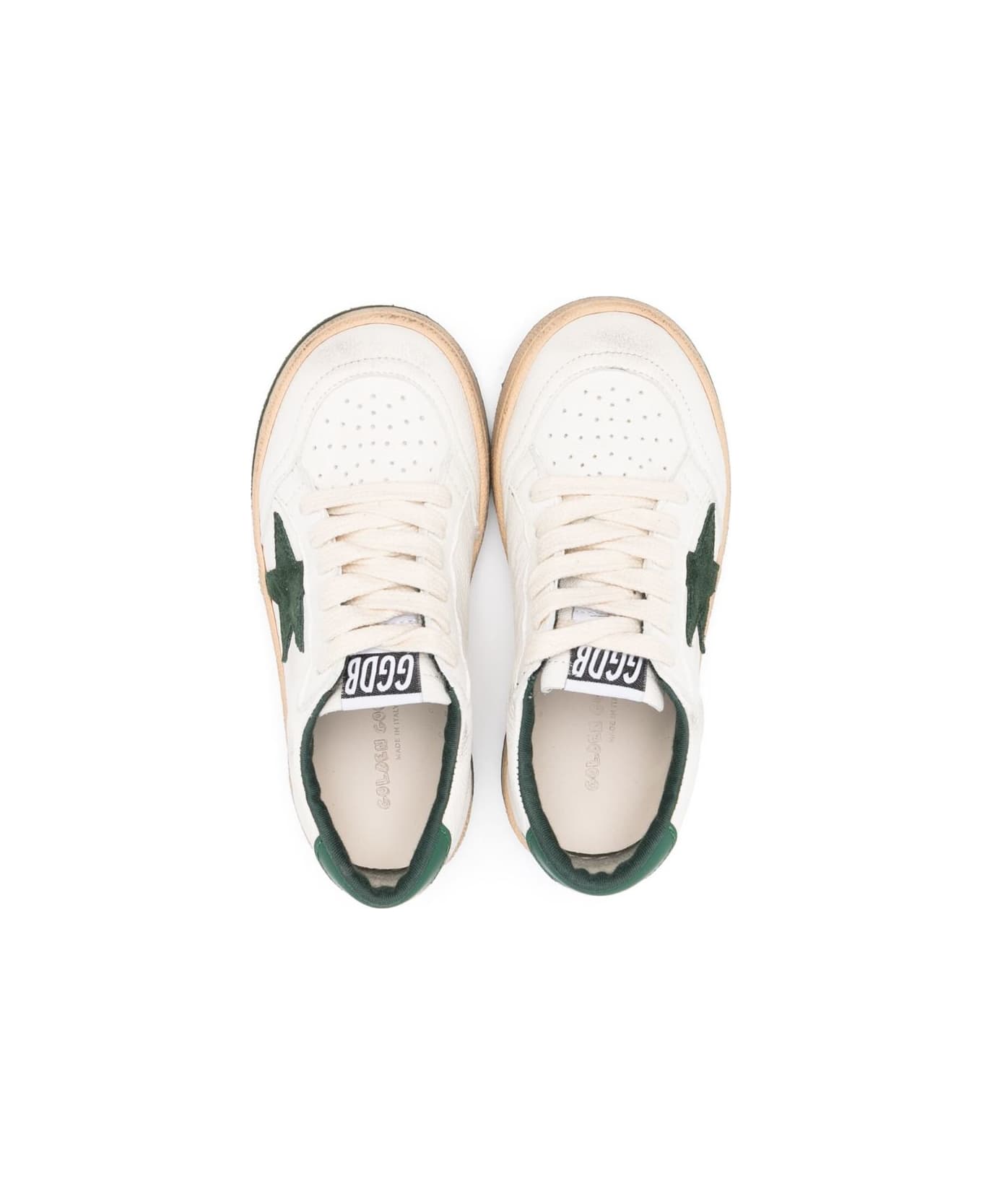 Golden Goose Kids Ball Star Sneakers - White