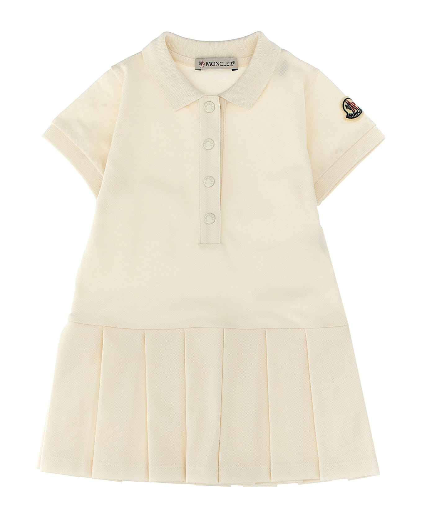 Moncler Polo Dress - White