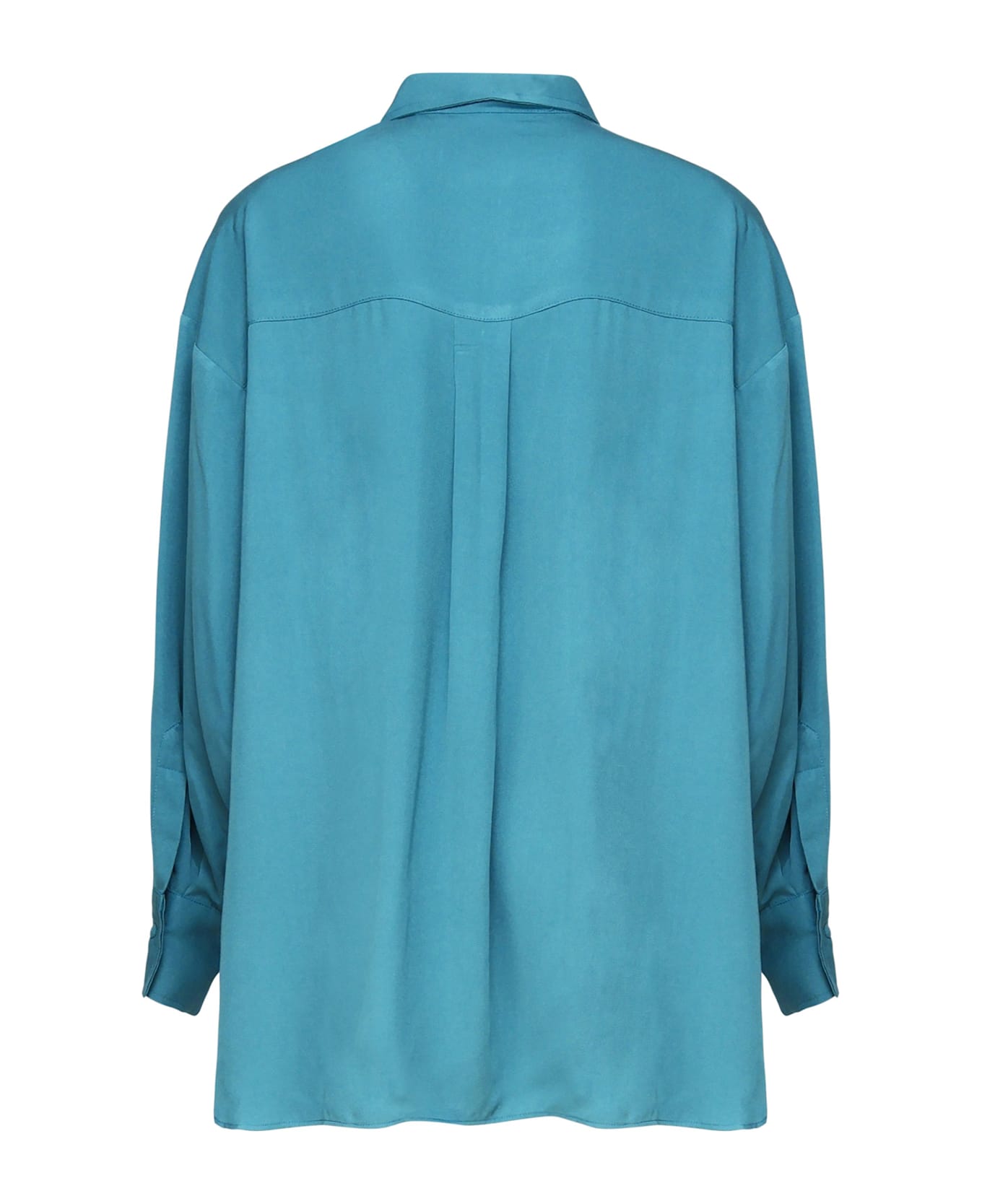 Mariuccia Milano Kids Fluid Teal Shirt - TEAL