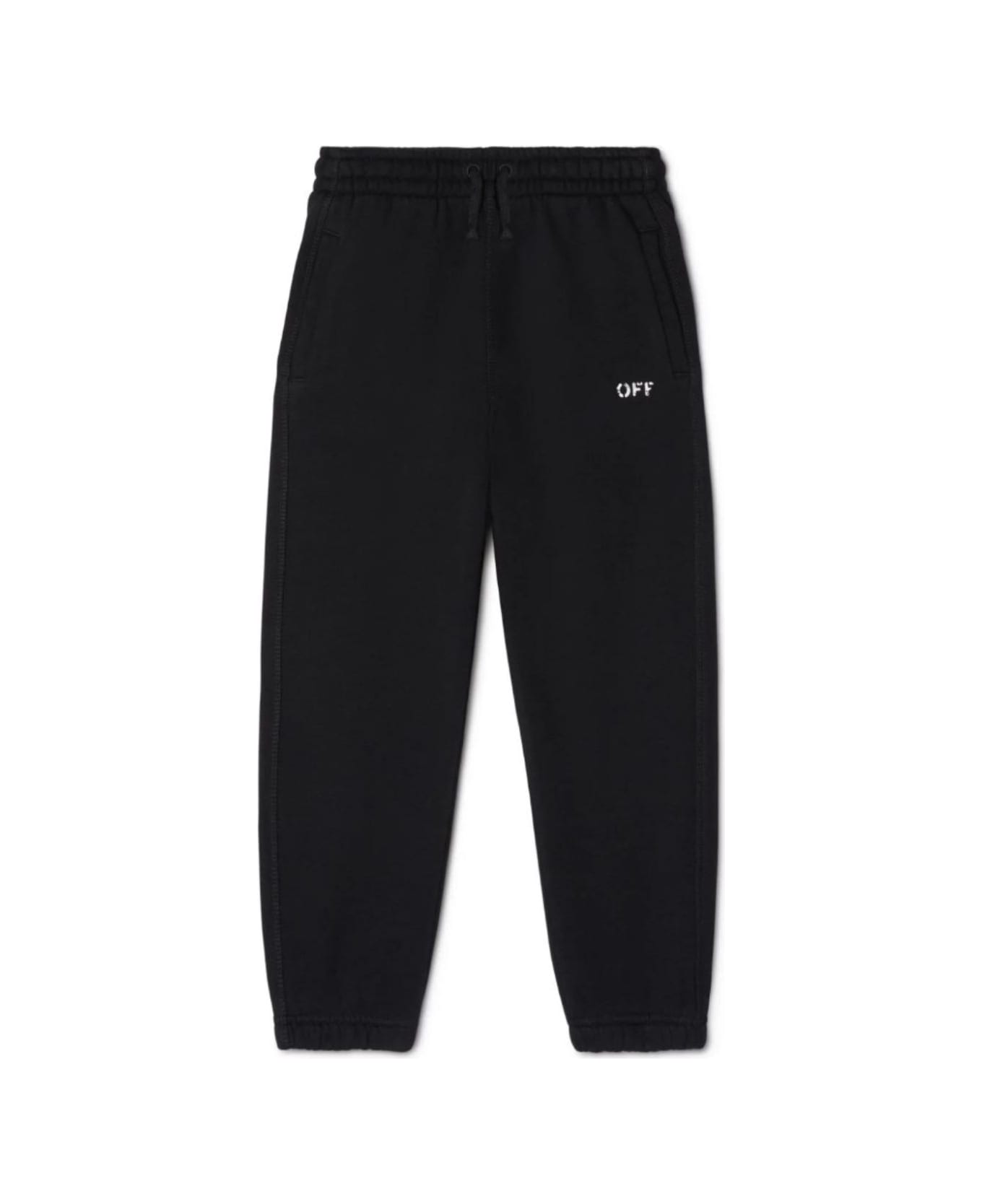 Off-White Off Stamp Plain Sweatpant - BLACK