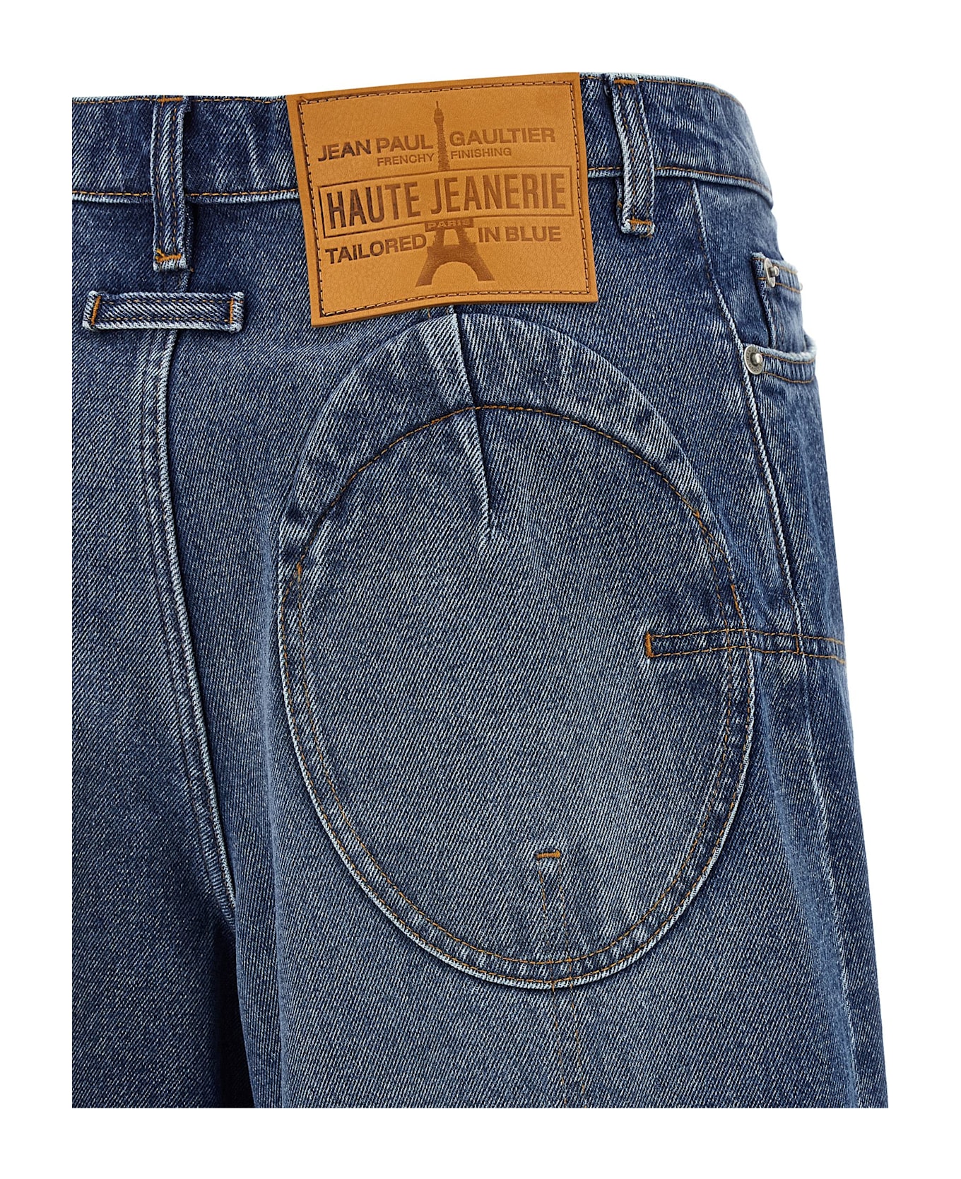 Jean Paul Gaultier Wide Jeans - Blue