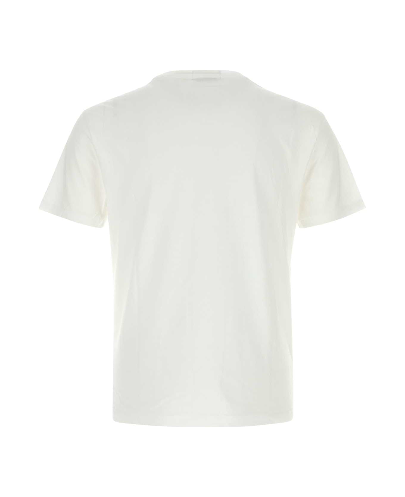 Polo Ralph Lauren White Cotton T-shirt - PF25WHITEHRTGBEAR