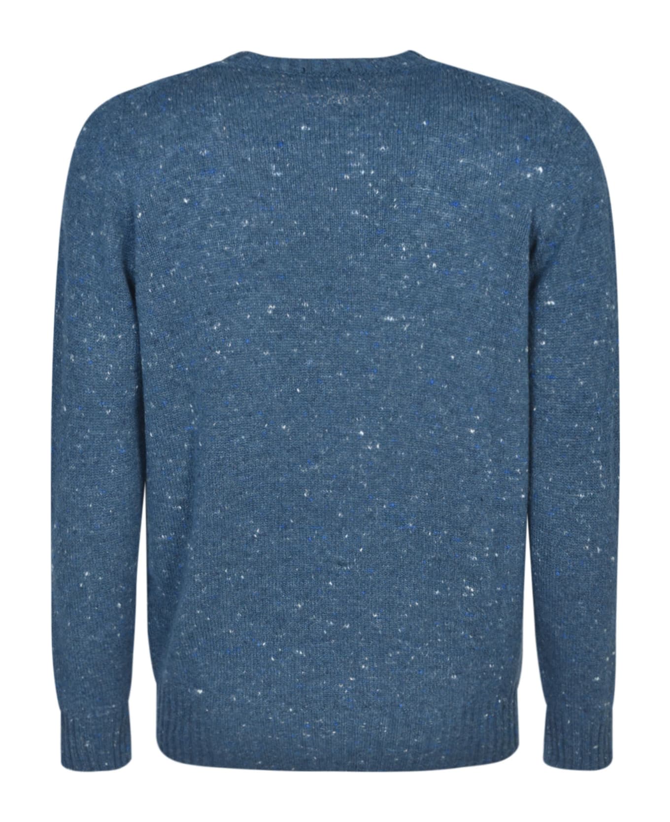 Drumohr Round Neck Sweater - Avion Blue