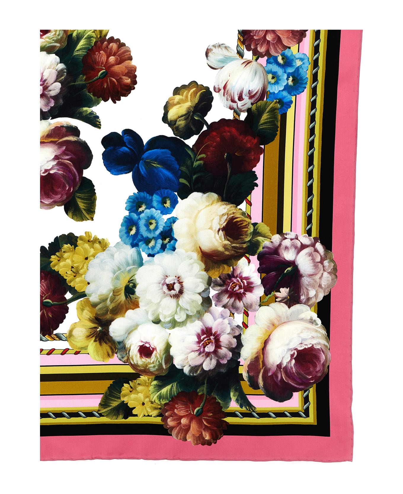 Dolce & Gabbana 'fiore Notturno' Foulard - Multicolor スカーフ＆ストール