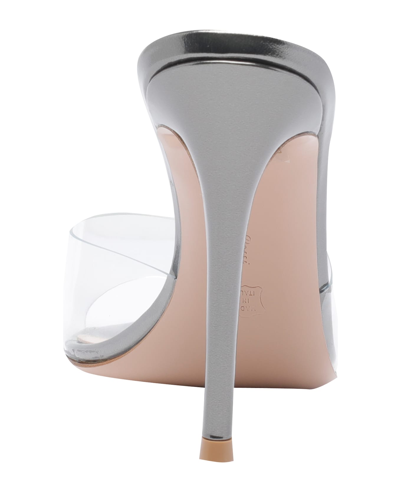 Gianvito Rossi Elle Pump Sandals - Silver