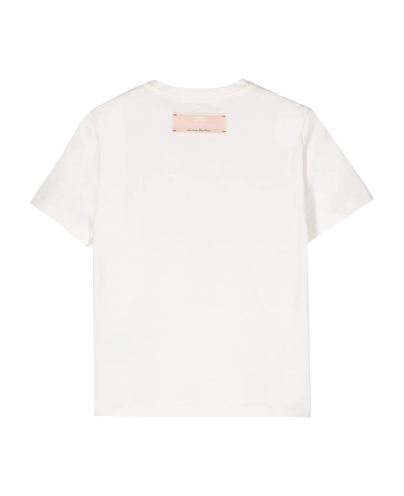 Elisabetta Franchi Cotton T-shirt - White Tシャツ＆ポロシャツ