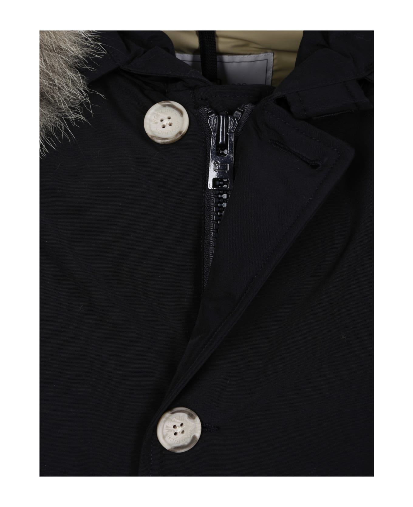 Woolrich Arctic Detachable Fur Parka - Blk Black