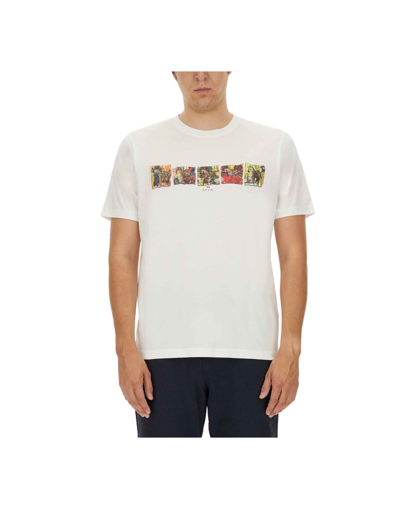 PS by Paul Smith T-shirt With Print - WHITE