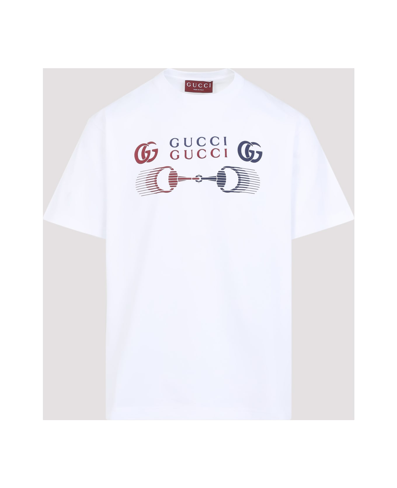Gucci Short Sleeves T-shirt - White Mix
