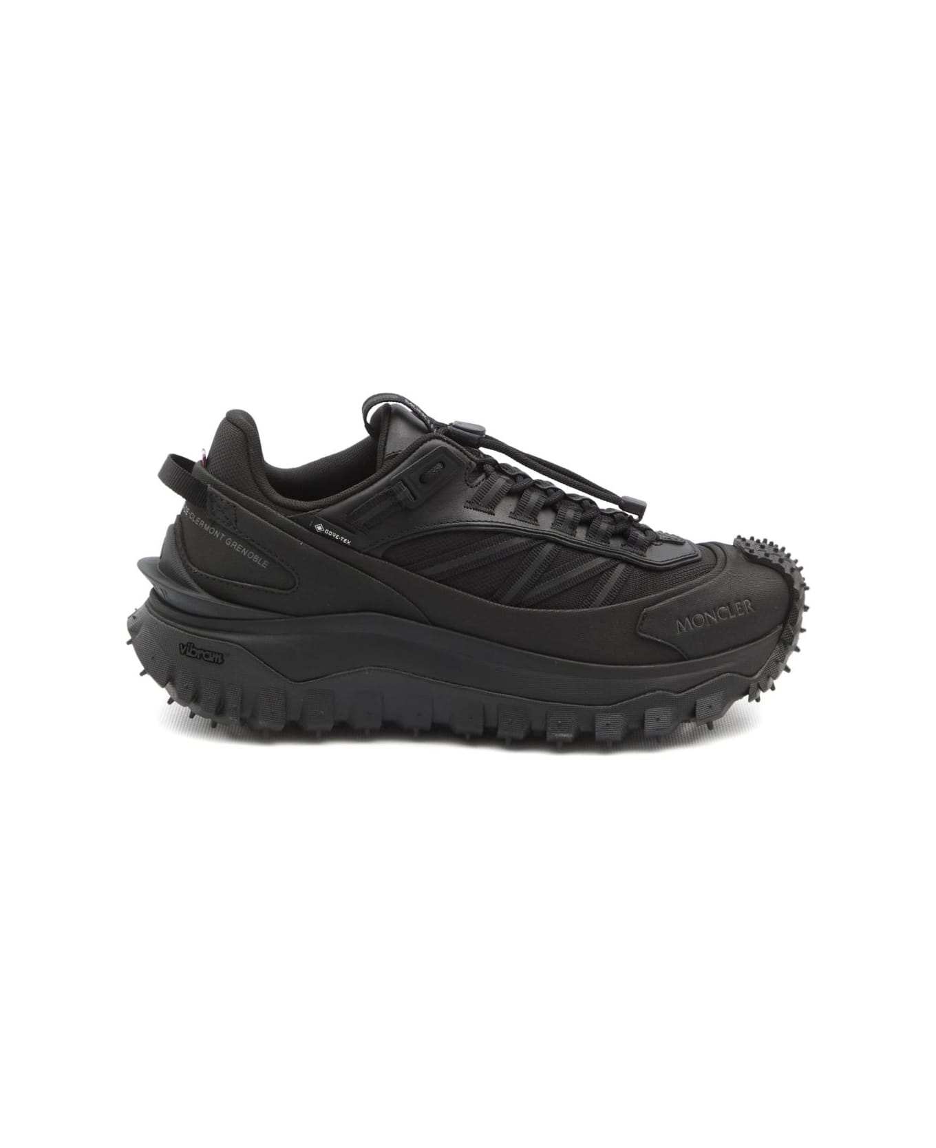 Moncler Trailgrip Gtx Low Sneakers - Black