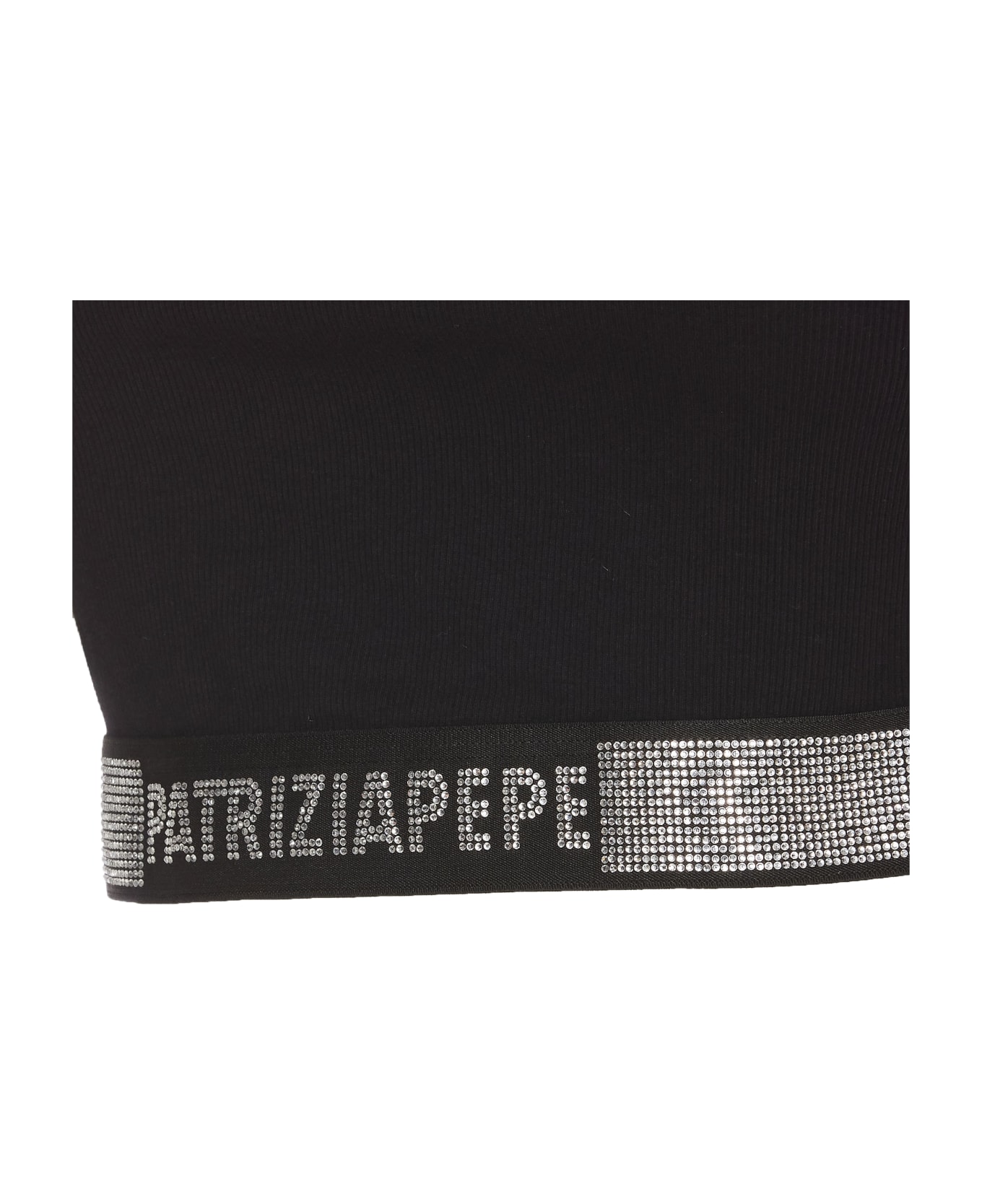 Patrizia Pepe Logo Top - Black