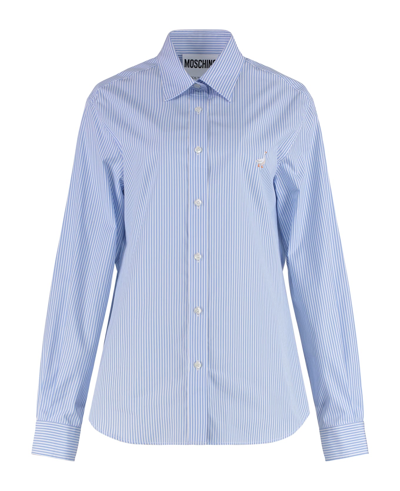 Moschino Embroidered Shirt - Light Blue
