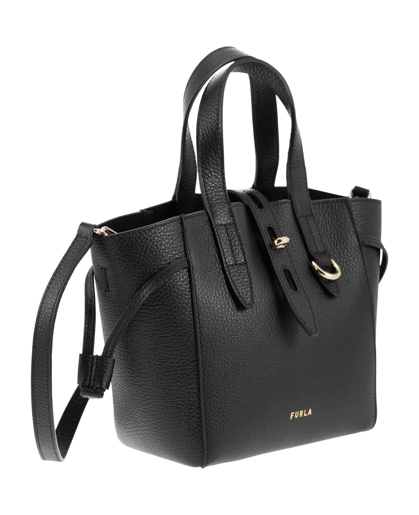 Furla Net - Mini Shopping Bag - Black