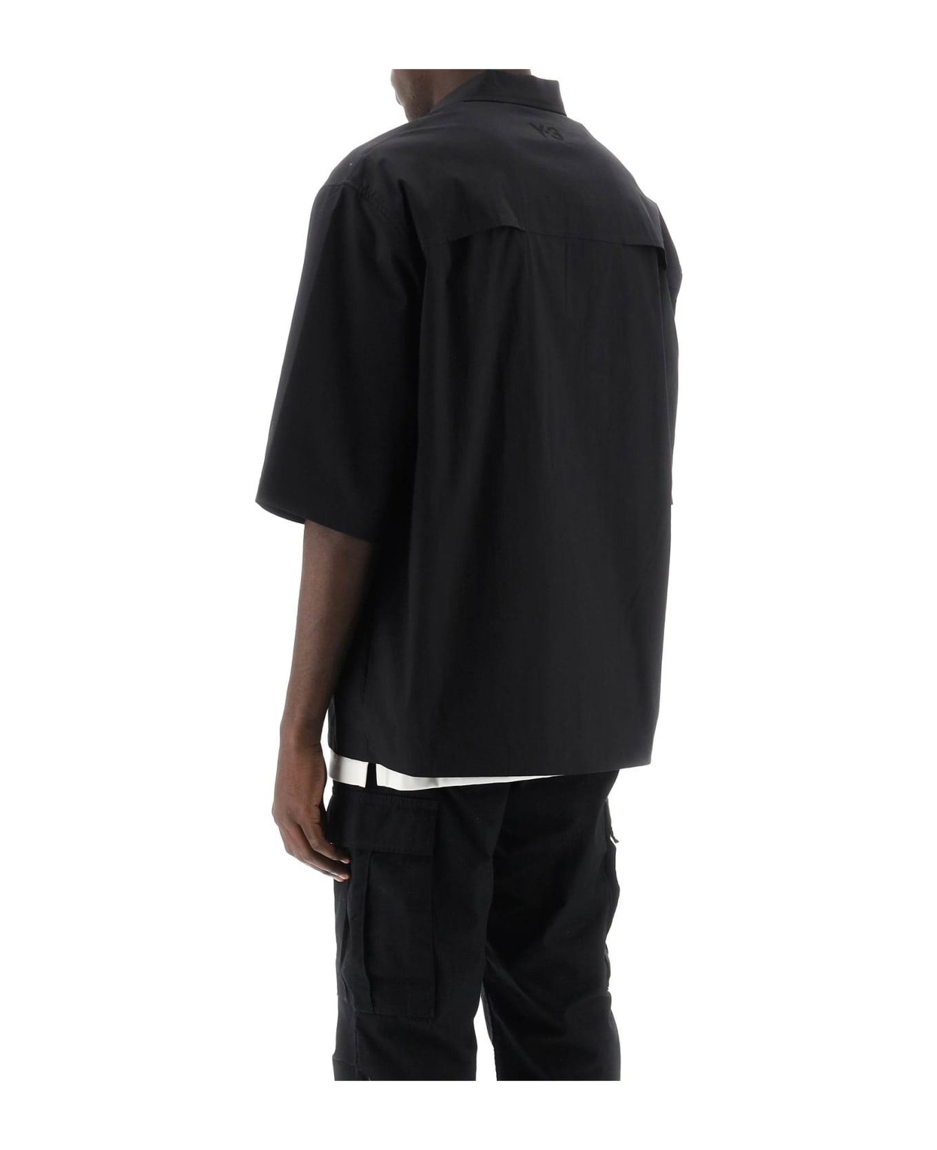 Y-3 Technical Fabric Shirt - black