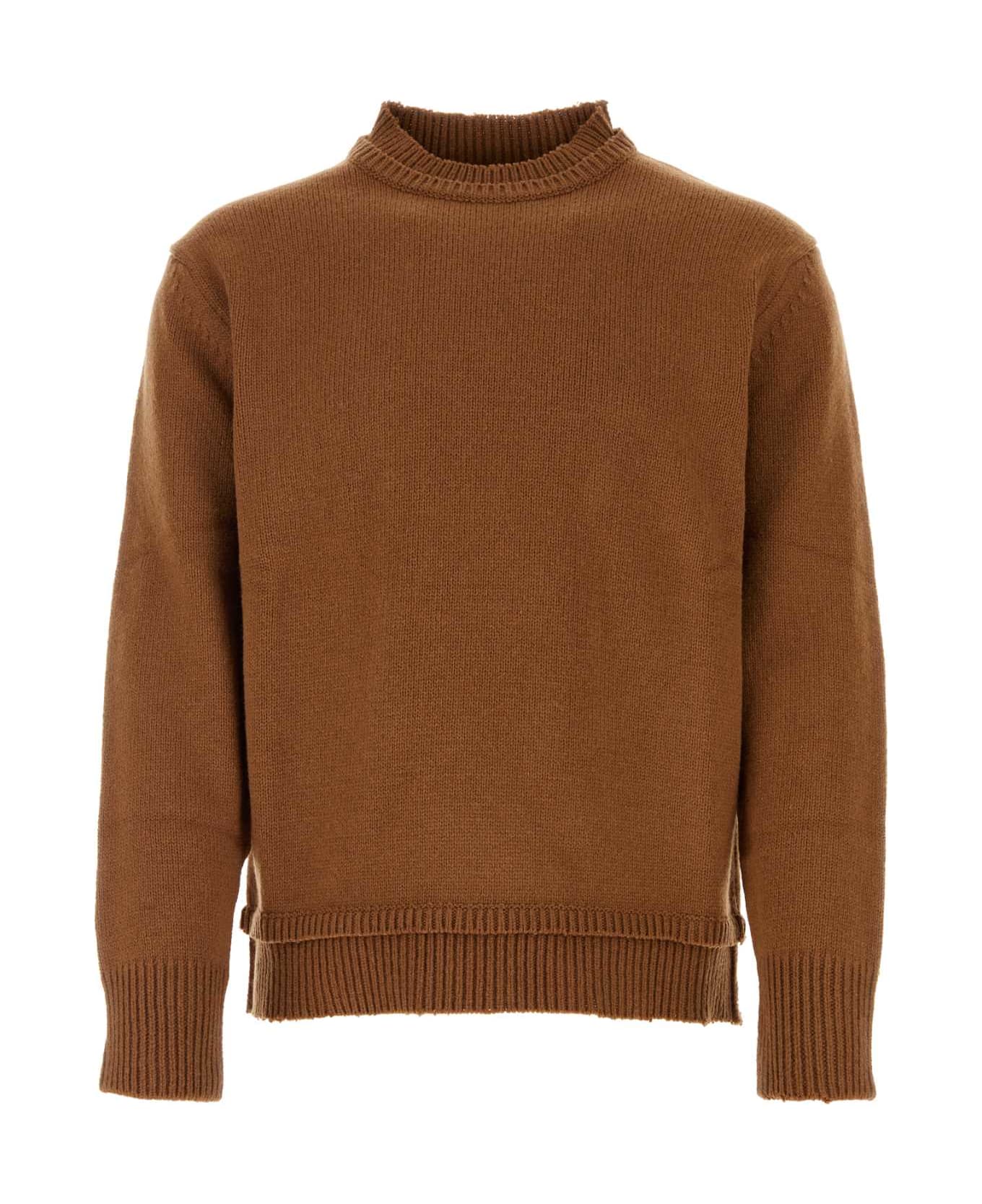 Maison Margiela Wool Blend Sweater - CAMEL