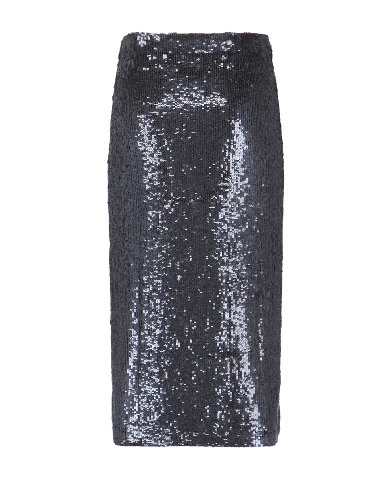 Parosh Sequin Midi Skirt - Brown