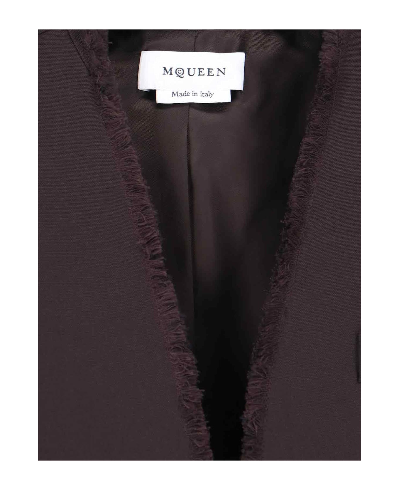 Alexander McQueen Wool Blazer - Brown