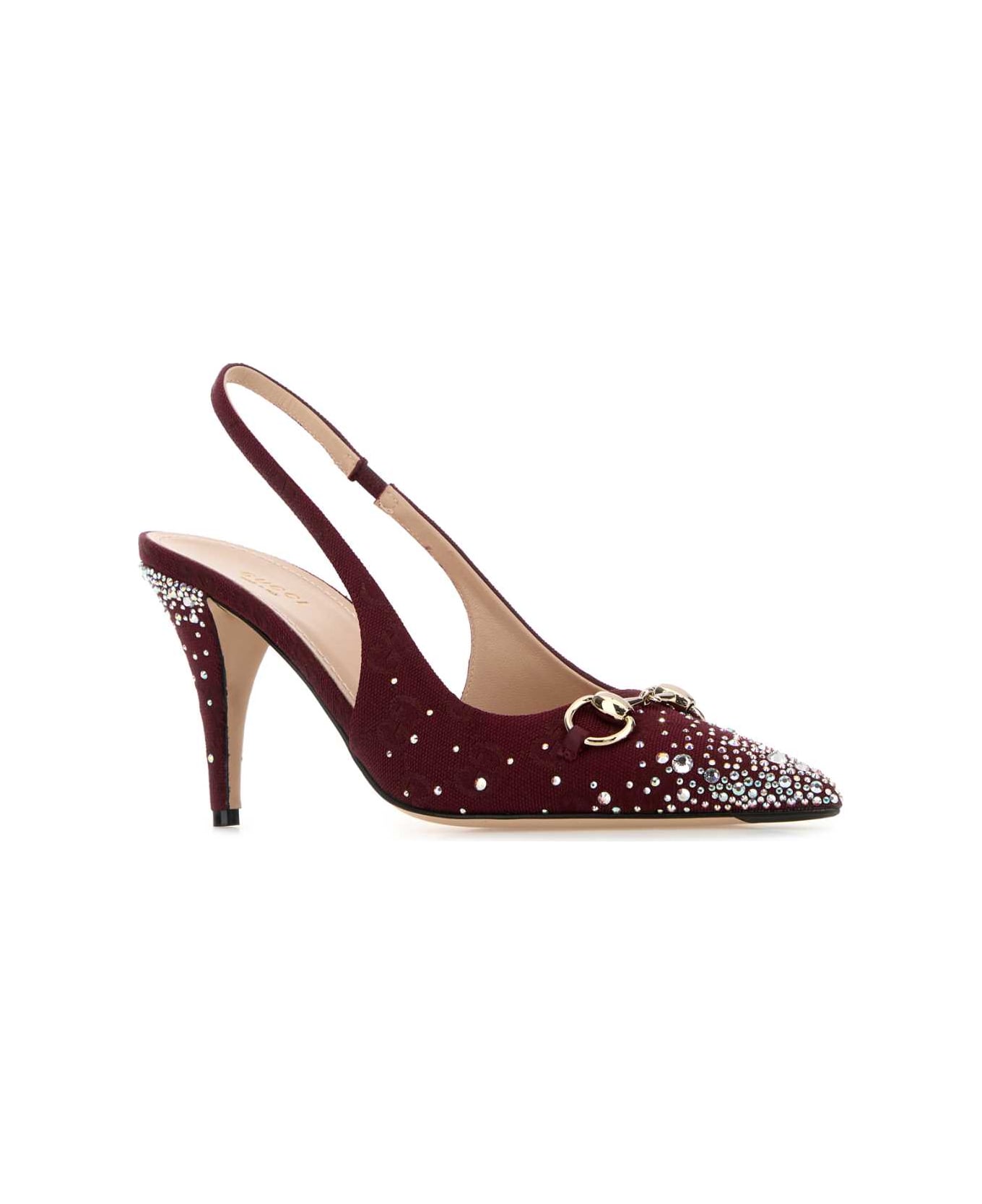 Gucci Rosso Ancora Fabric Pumps - CRYCABR