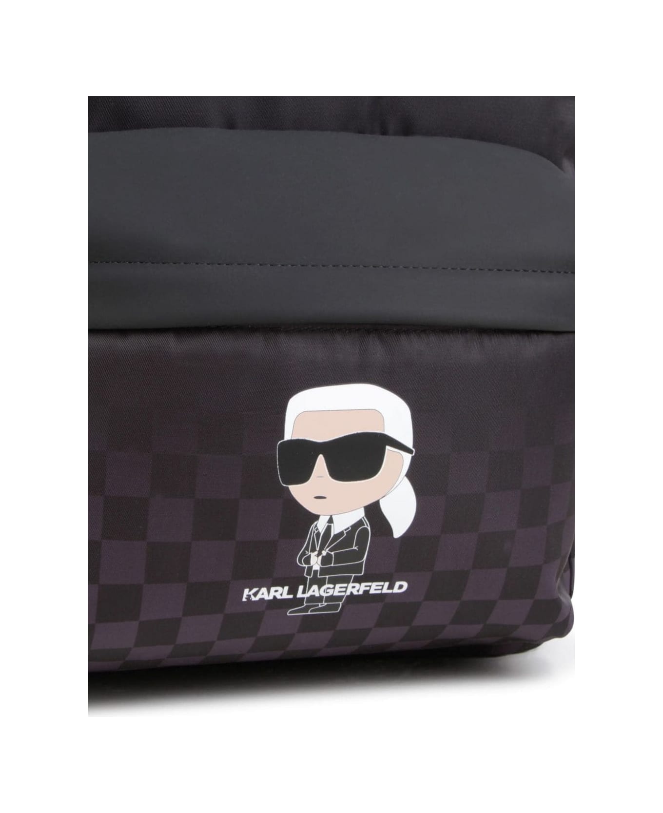 Karl Lagerfeld Kids Zaino Con Logo - Black
