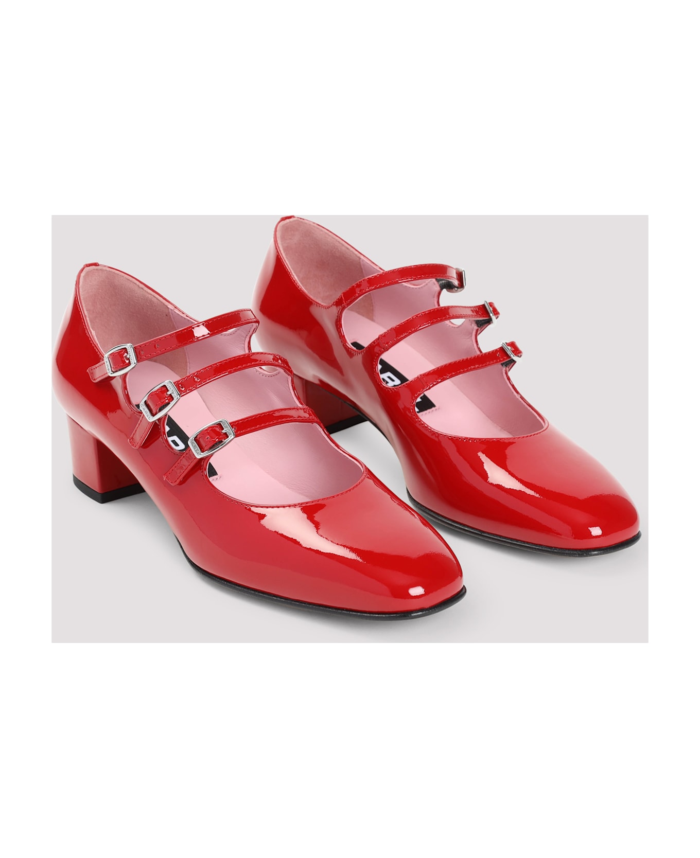 Carel Kina Mary Jane Pumps - Red