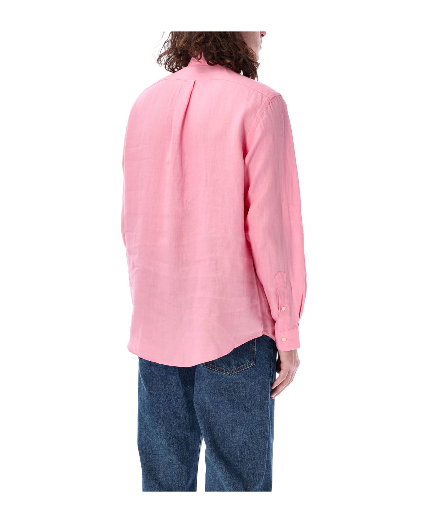 Ralph Lauren Custom Fit Shirt - Bright Pink シャツ