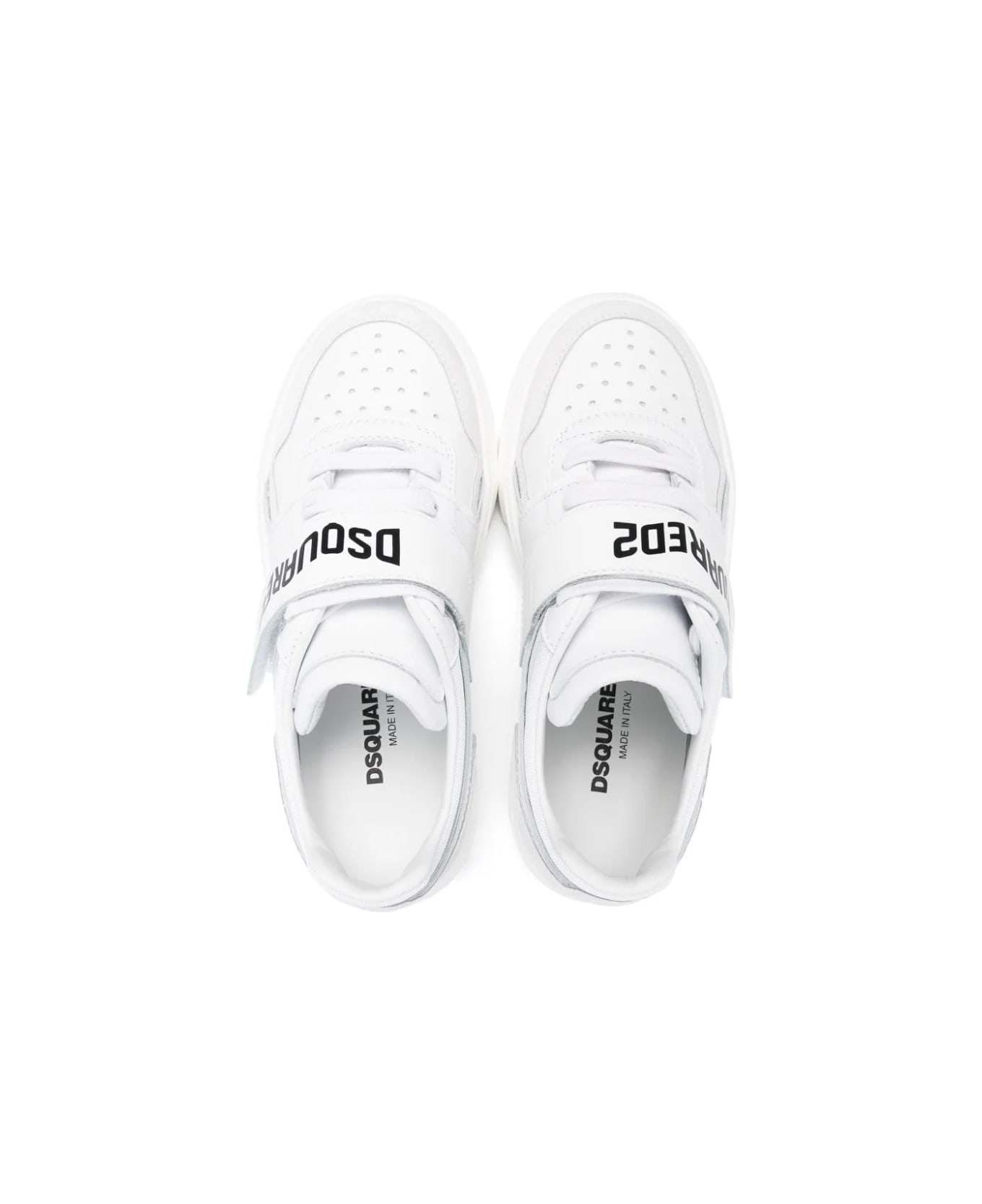 Dsquared2 Sneakers With Logo - White