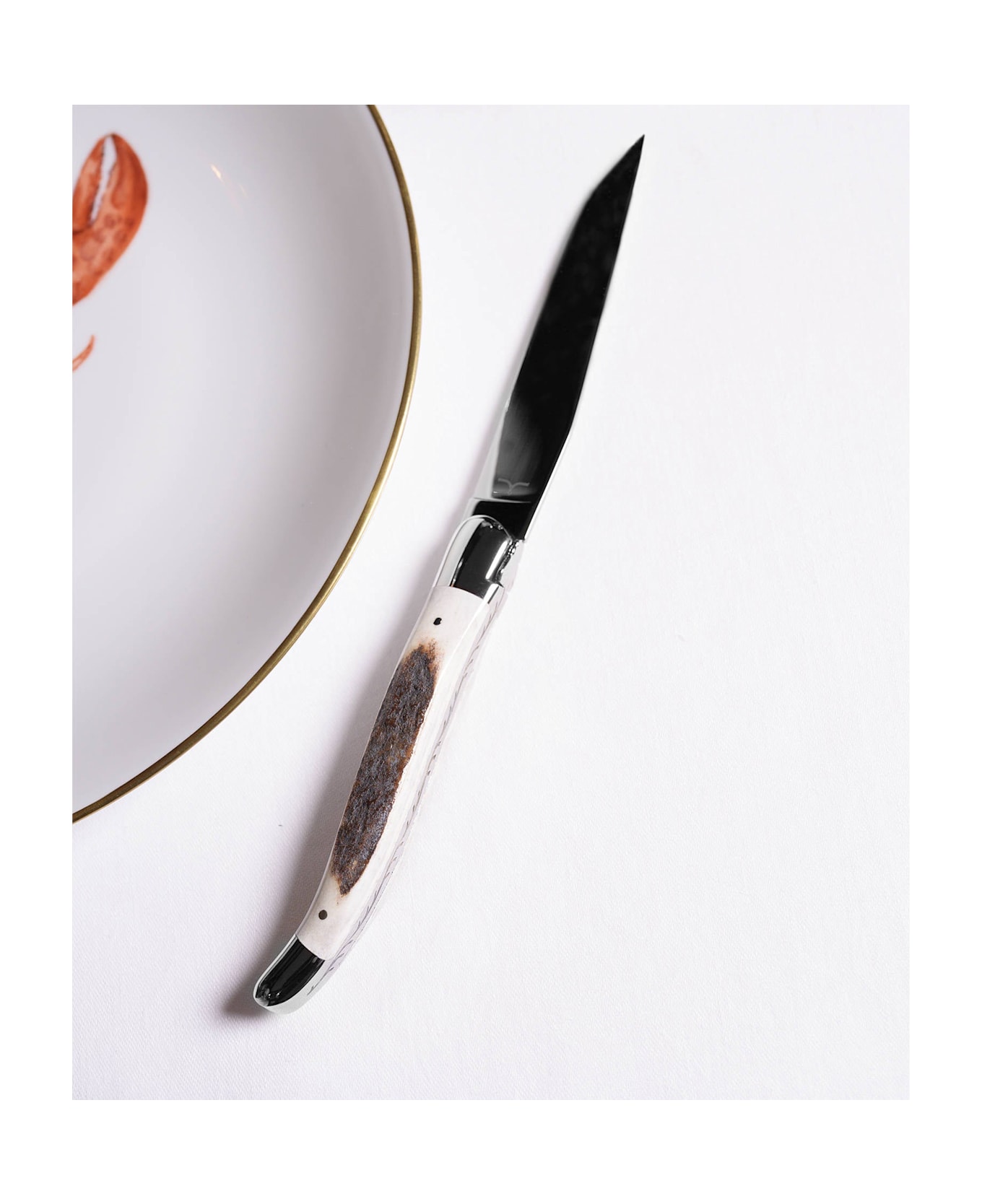 Larusmiani Table Knives  - Beige