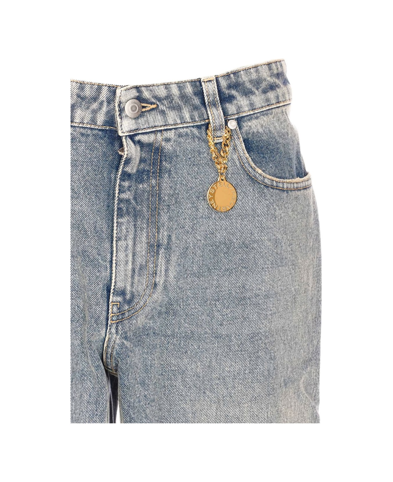 Stella McCartney Flared Leg Denim Jeans - Blue