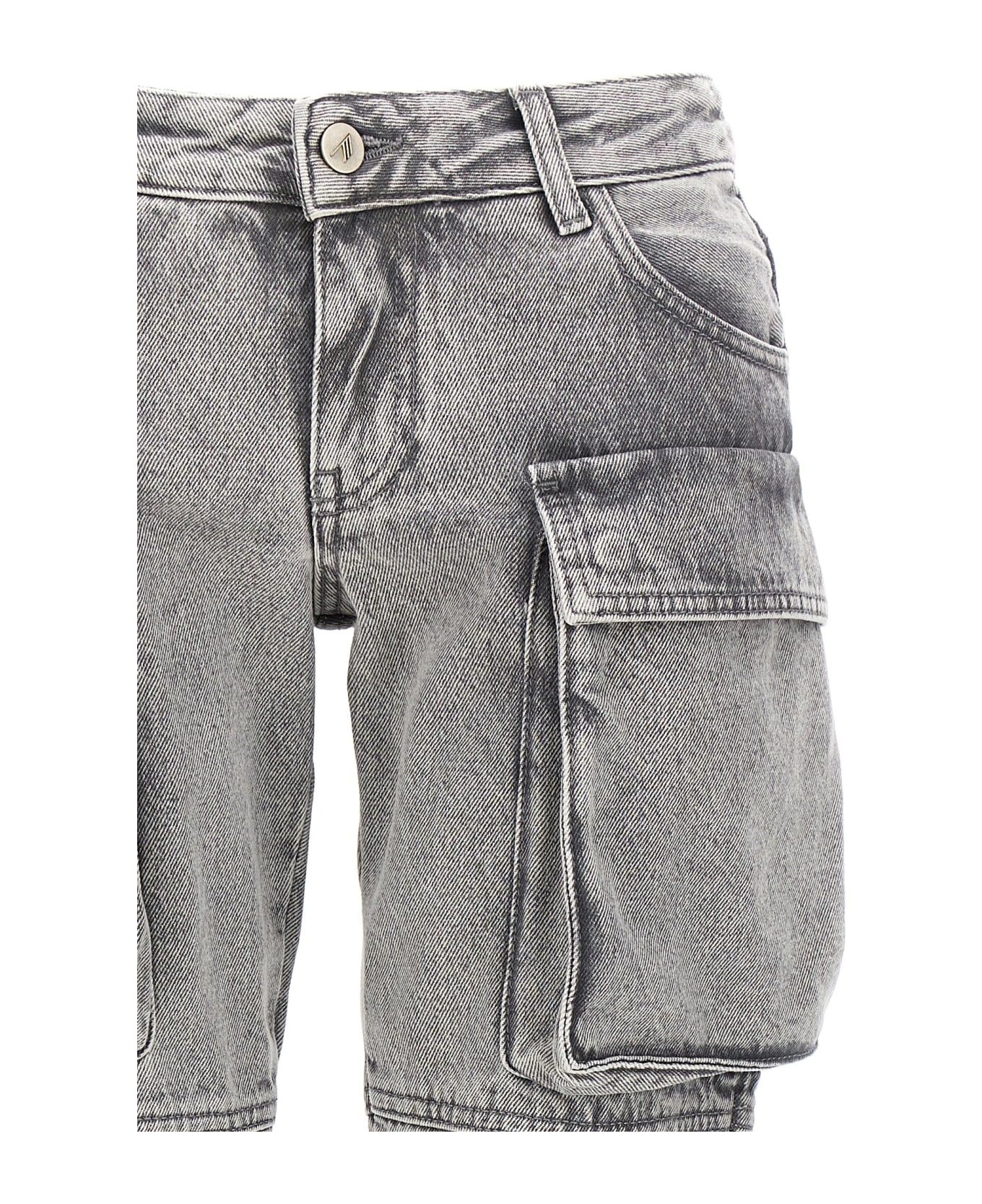 The Attico 'essie' Jeans - Gray デニム