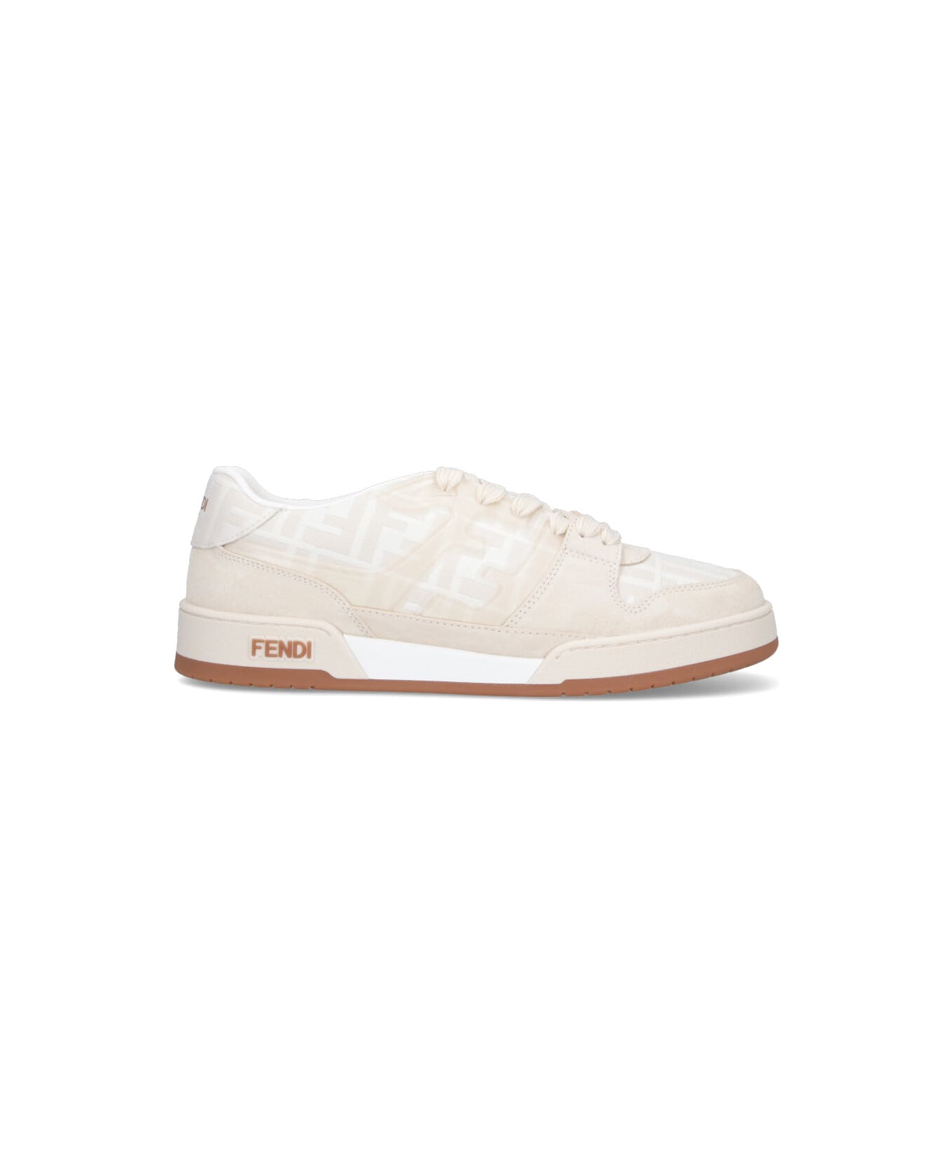 Fendi "match" Low-top Sneakers - White