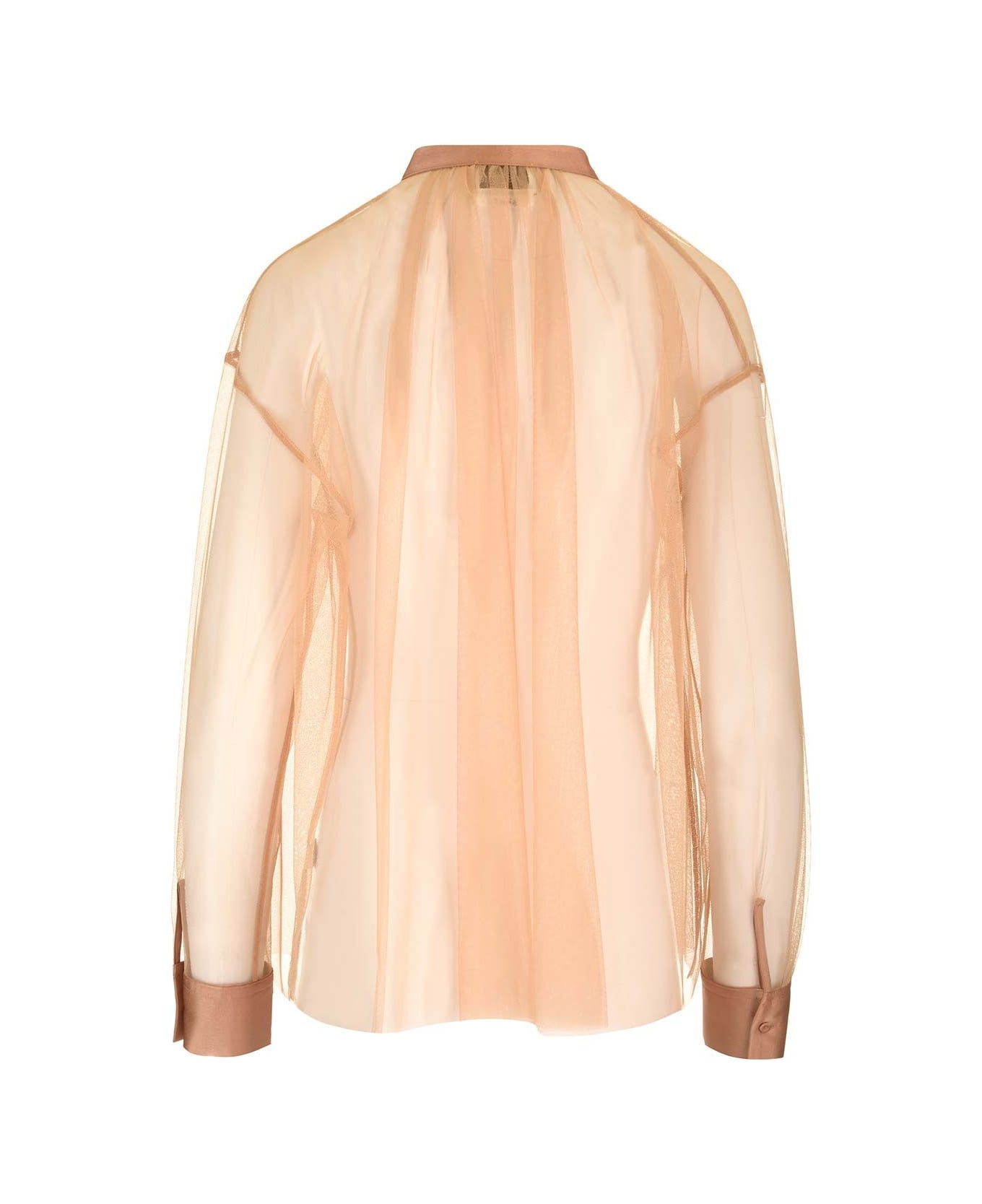 Forte_Forte Tulle Bohemian Shirt - Nude シャツ