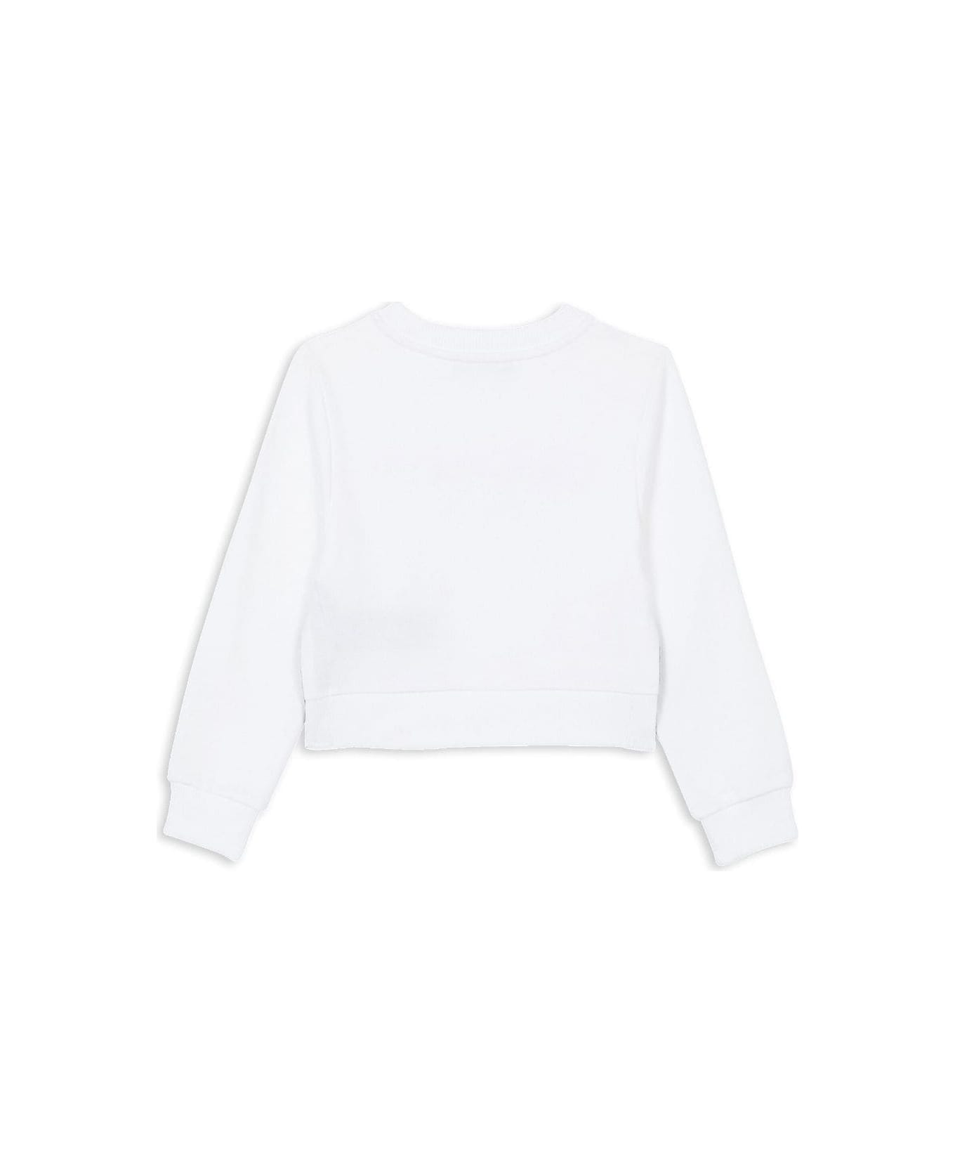 Balmain Sweatshirt With brigade - White