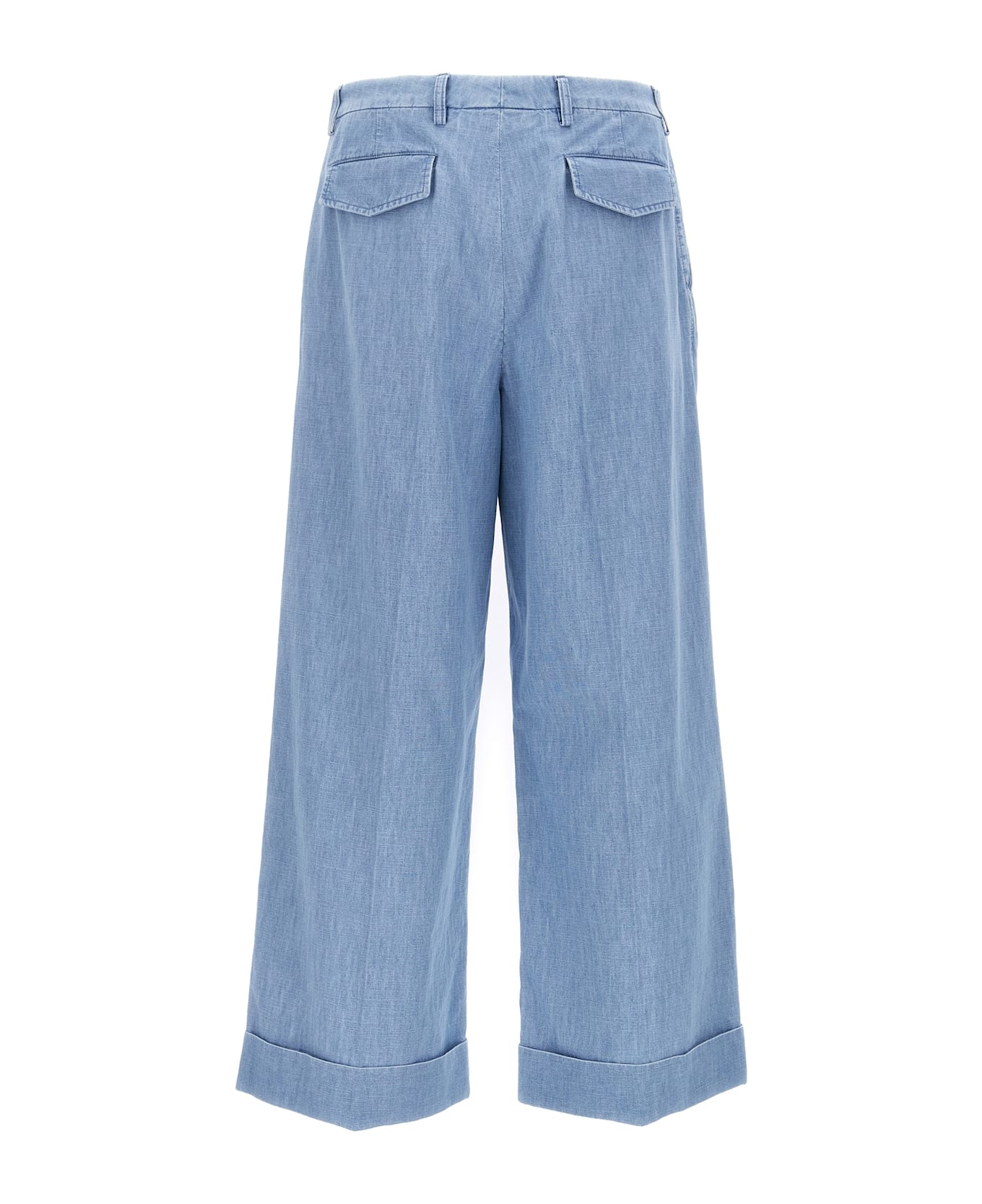 Valentino Garavani Turn-up Jeans - Blue