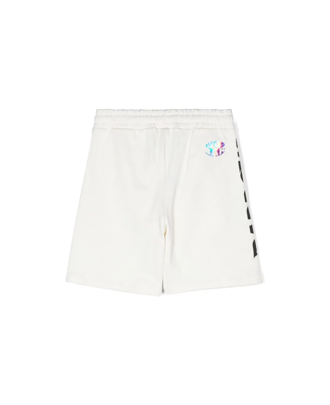 Barrow Shorts Con Logo - White