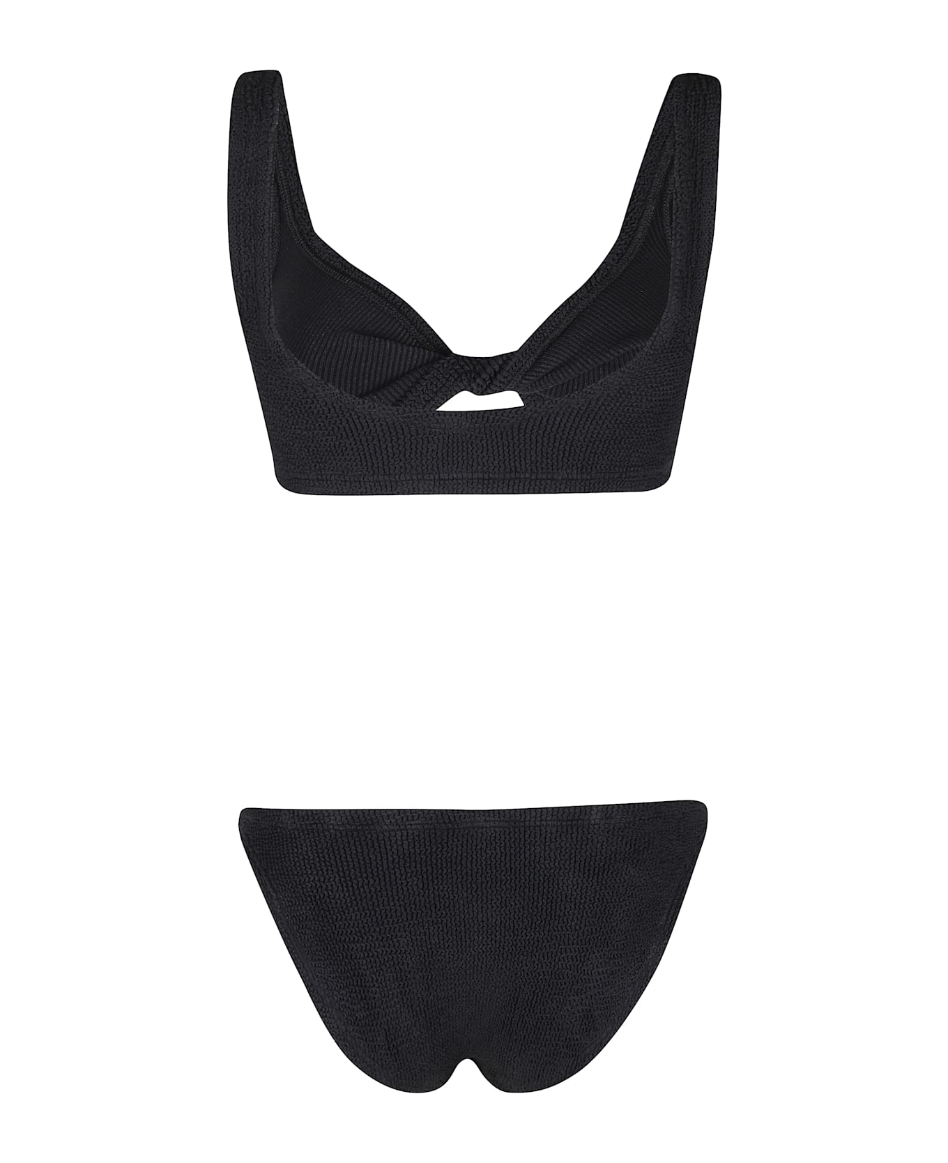Hunza G Crinkle Bikini - Black