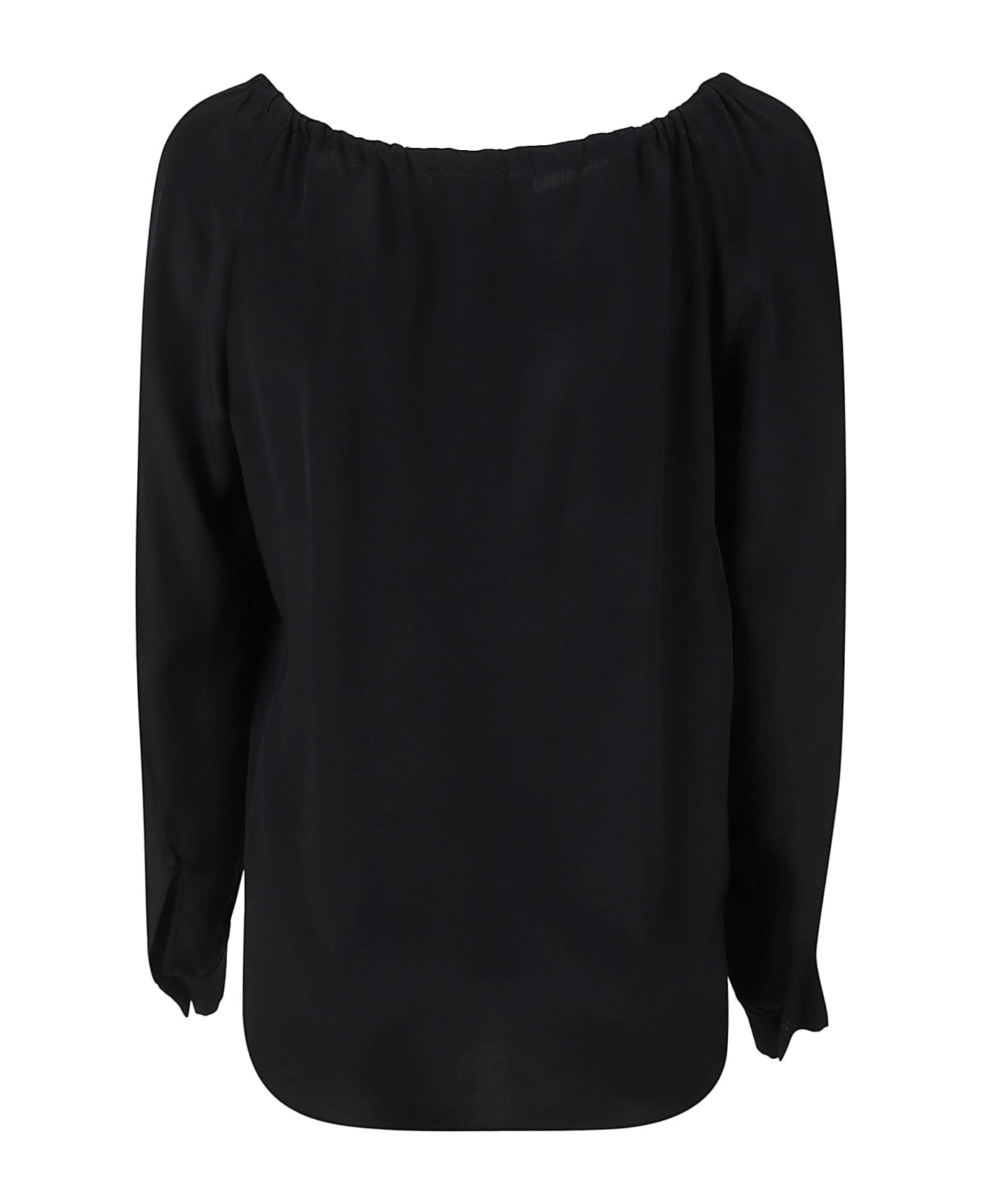 Boutique Moschino Boat Neck Blouse - Black ブラウス