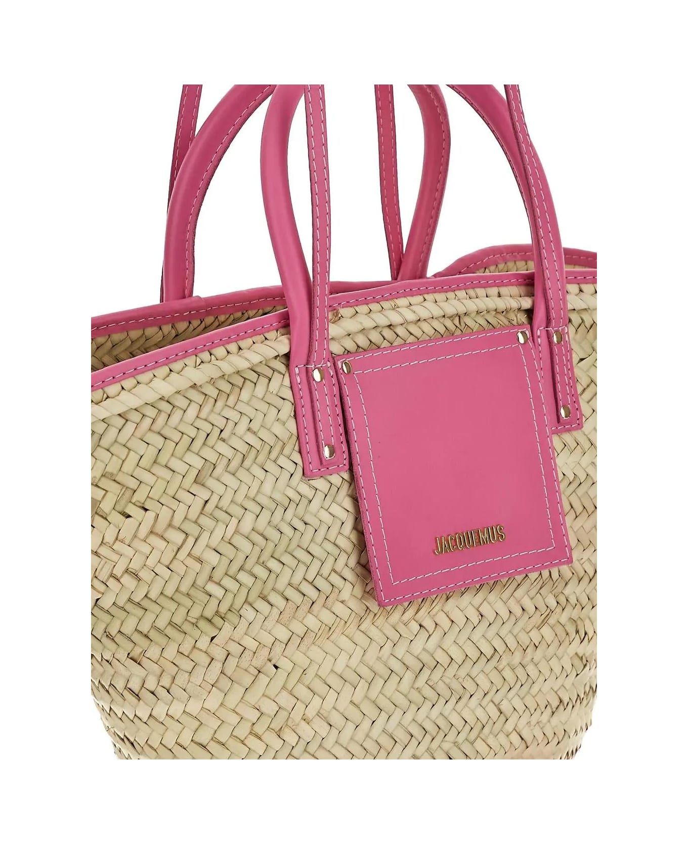 Jacquemus Le Panier Soli Beach Basket Bag - Neon Pink トートバッグ