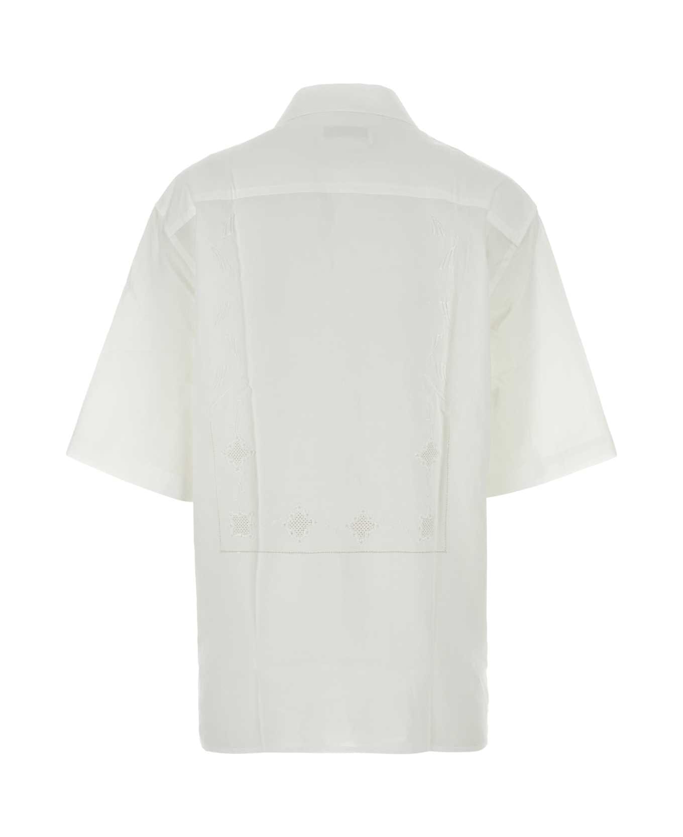 Marine Serre White Cotton Shirt - WHITE シャツ