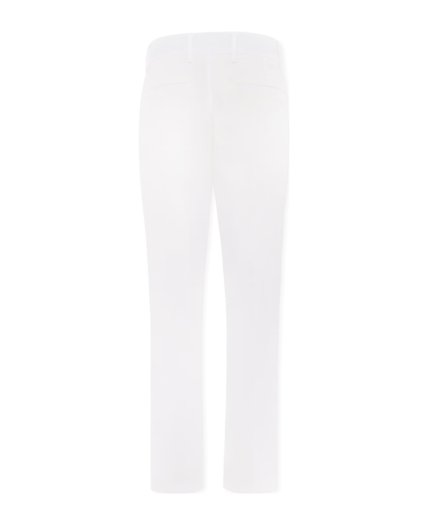 Fay Ivory Trousers For Boy With Logo - Ivory