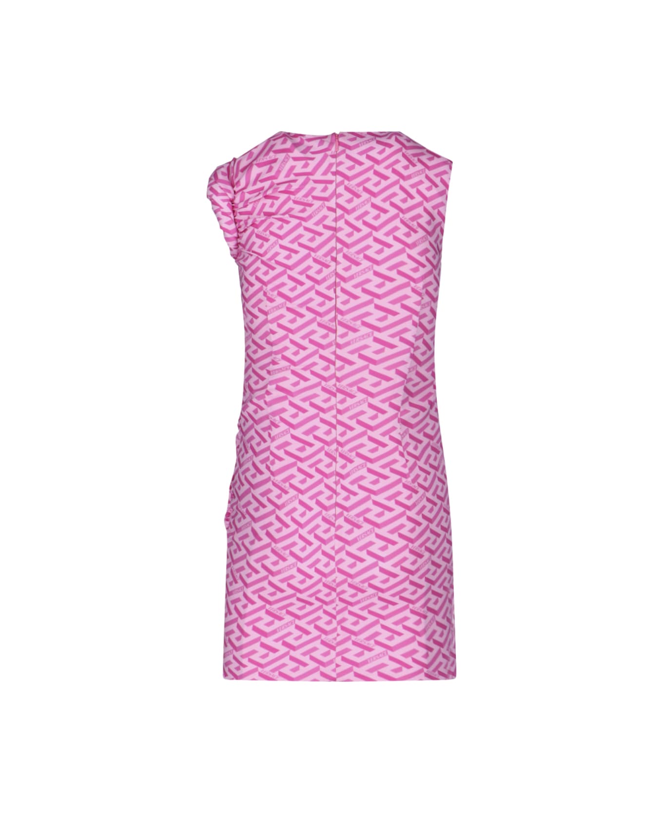 Versace 'la Greca' Dress - Pink ワンピース＆ドレス